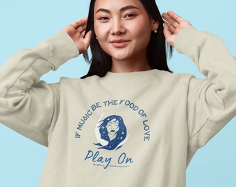 Poet Shirt Literature Shirt Shakespeare T Shirt Bookish Shirt Dark Academia Clothing Growth Mindset Shirt Witchy Sweatshirt Moon Sweatshirt