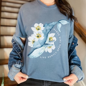 Whale T Shirt Humpback Beluga Whale Shirt Sperm Whale Manatee Gifts Killer Whales Orca Whale Tshirt Marine Biology Gift Granola Girl Shirt