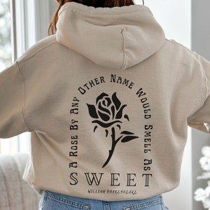 Romeo And Juliet Shakespeare Hoodie Shakespeare Gifts Whimsigoth Sweatshirt Light Academia Top Gothic Coquette Hoodie Dark Academia Clothing