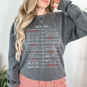 A Liberdade Morre Quando os Livros São Proibidos Moletom Freadom para Ler Leia Livros Proibidos Presente Bookish Crewneck Vintage Biblioteca Cartão de Data de Entrega Suéter