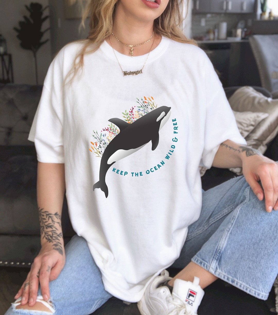 Whale Shirt Manatee Shirt Orca Whale Tshirt Save the Ocean ...