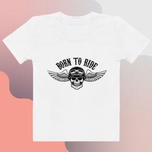 Born To Ride, Born to Ride film, helmet holder, Helmet Skull, Women&#39;s T-shirt