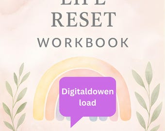 2026 Life Reset Workbook: 12-Week Guided Journal (Digital Printable Planner)