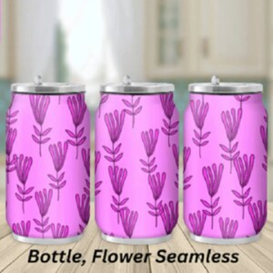 17 Oz Bottle Mockup, seamless metal, tumbler mockup Pattern, tumbler wrap, Png Files, Digital Download