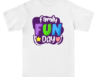 HappyFamilyTime, creating memories, JoyfulMoments, Family Fun Day - Essentials Classic Tee