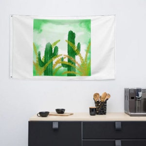 Columnar cactus tree High, Cactus water, Dizziness, Blossom Polyfish Water, White Transparent, Flag