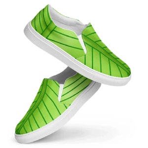 Green Banana Leaf, Clipart Vector, Hd PNG Images, Banana Leaves, Women’s slip-on canvas shoes