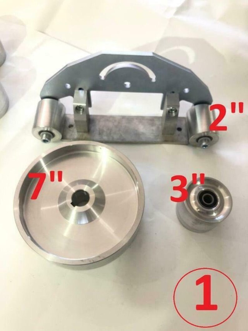 Belt Grinder Dbacking Plate for 2x72 7drive Grinder With Wheels Kit