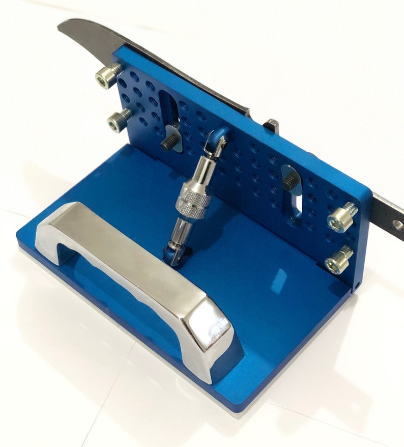 Adjustable Knife Bevel Grinding Jig Belt Grinder 8 Inc Blade Etsy