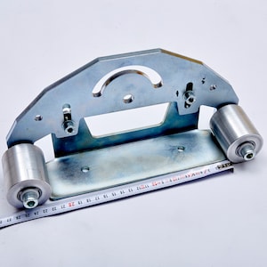 Belt Grinder D-Backing plate for 2x72&quot; knife making grinder with wheels TR MAKER