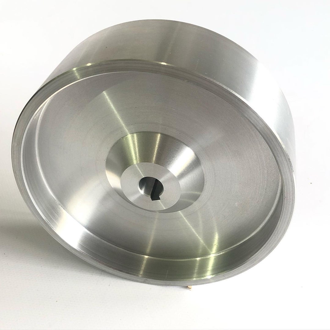 Belt Grinder Drive Wheel 7 Diameter, 7/8 Shaft for 2X72 Knife Grinder