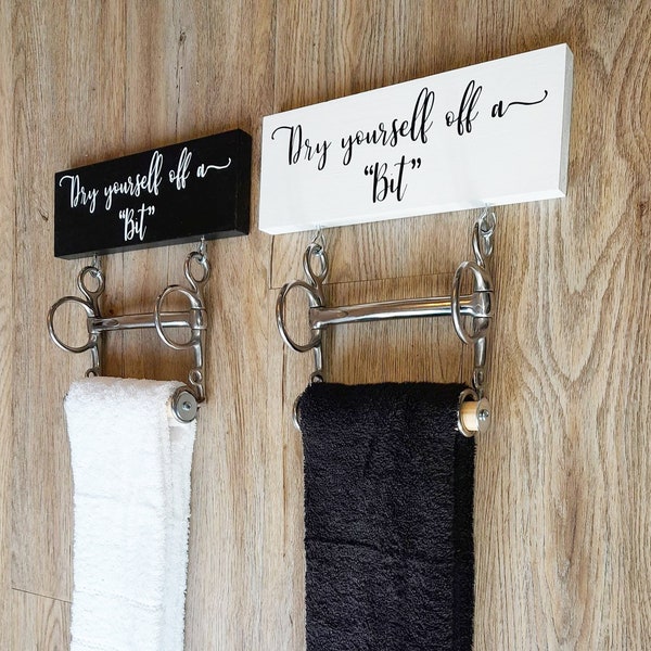 Dry Yourself off a "Bit" Hand Towel Rail