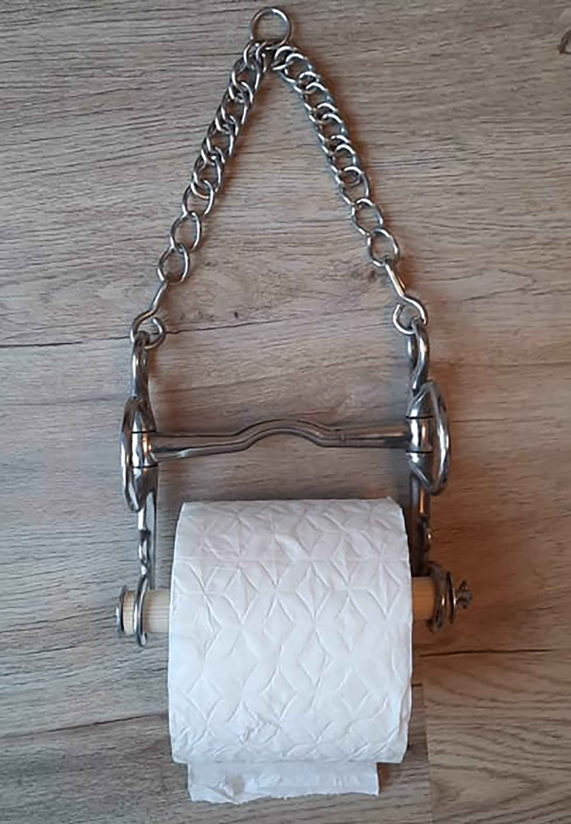 Horse Bit Toilet Roll Holder Ported Pelham Bit Etsy