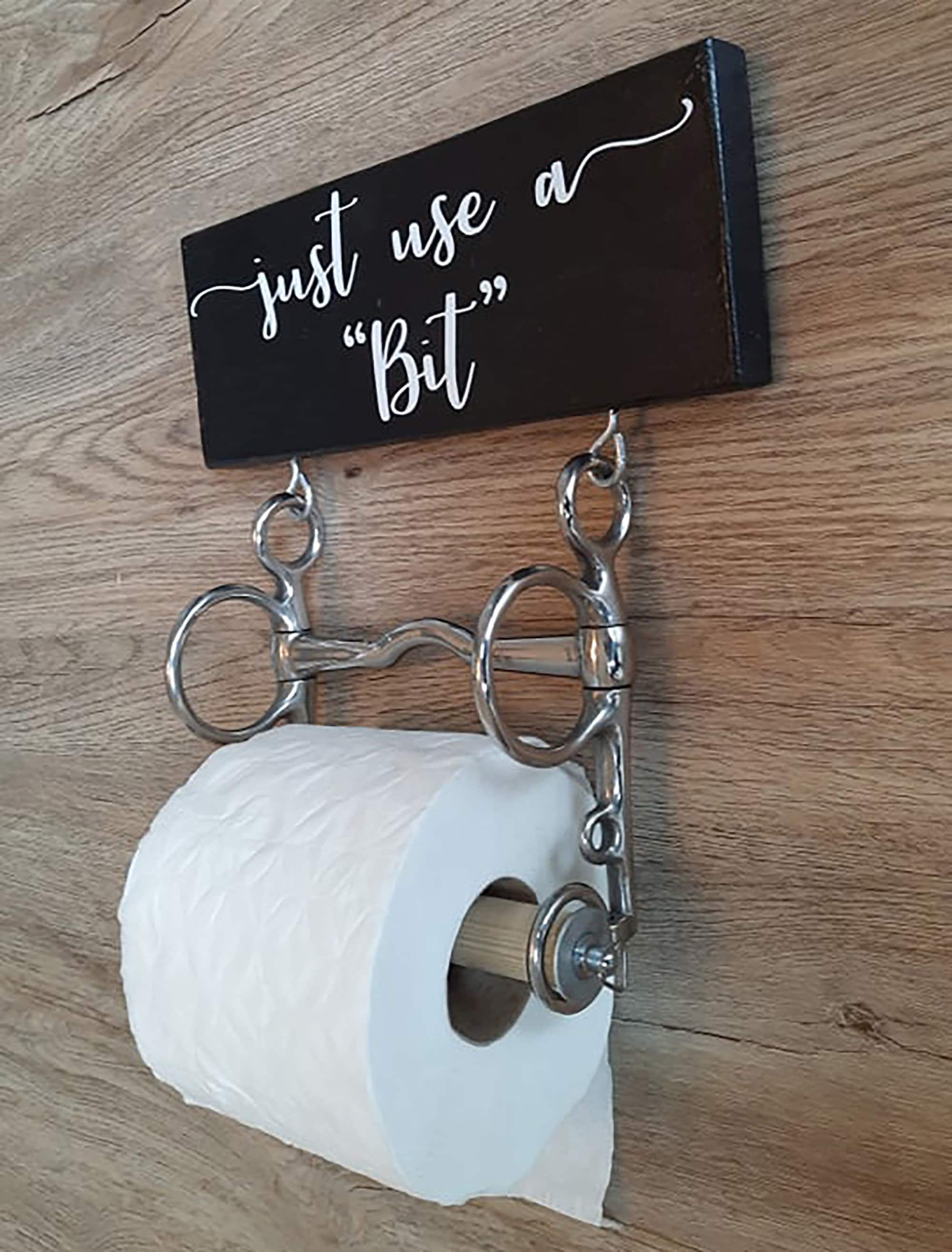 Just Use A Bit Horse Bit Toilet Roll Holder Ported Pelham Etsy UK