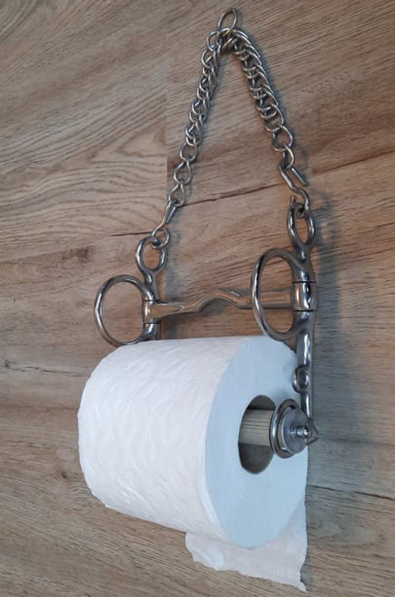 Horse Bit Toilet Roll Holder Ported Pelham Bit Etsy