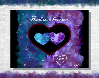 Dos corazones se convierten en uno
