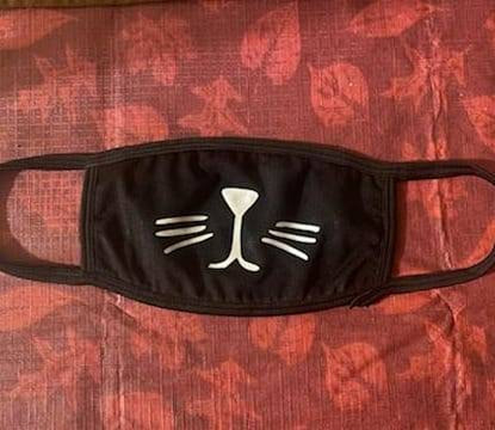 Cat Whiskers Face Mask Etsy