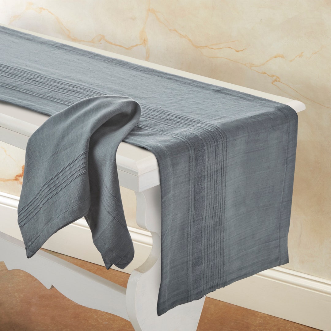 Handwoven Cotton Table Runner Fair Trade and Artisanmade Subtly