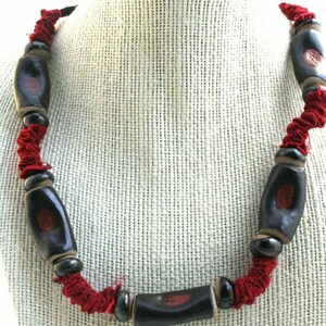 Hand Made, Fair Trade, Eco Friendly, Glazed Ceramic, Echo Floral Necklaces