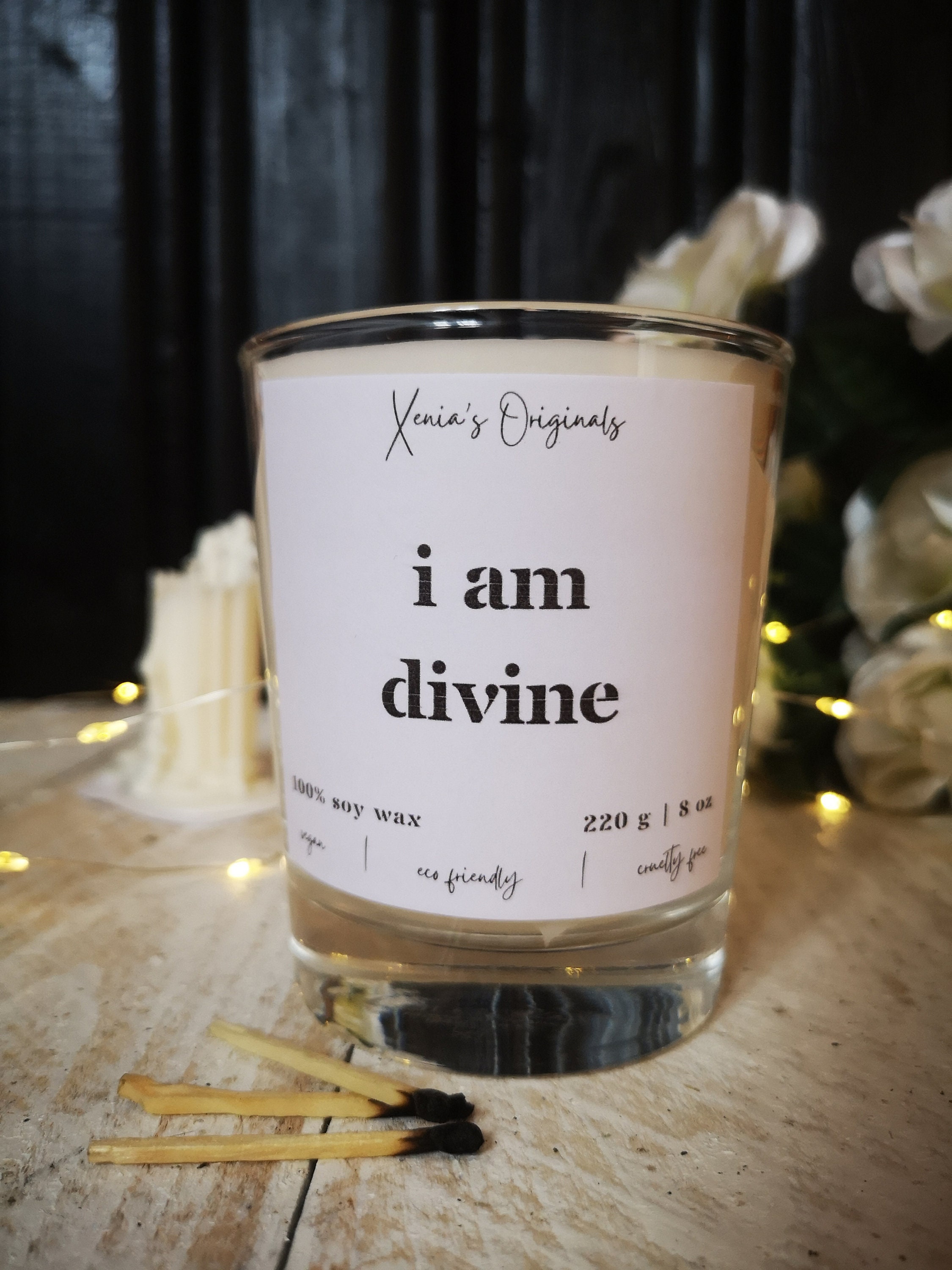 Positive Affirmation Candle Boost Your Mood Custom Candles Etsy