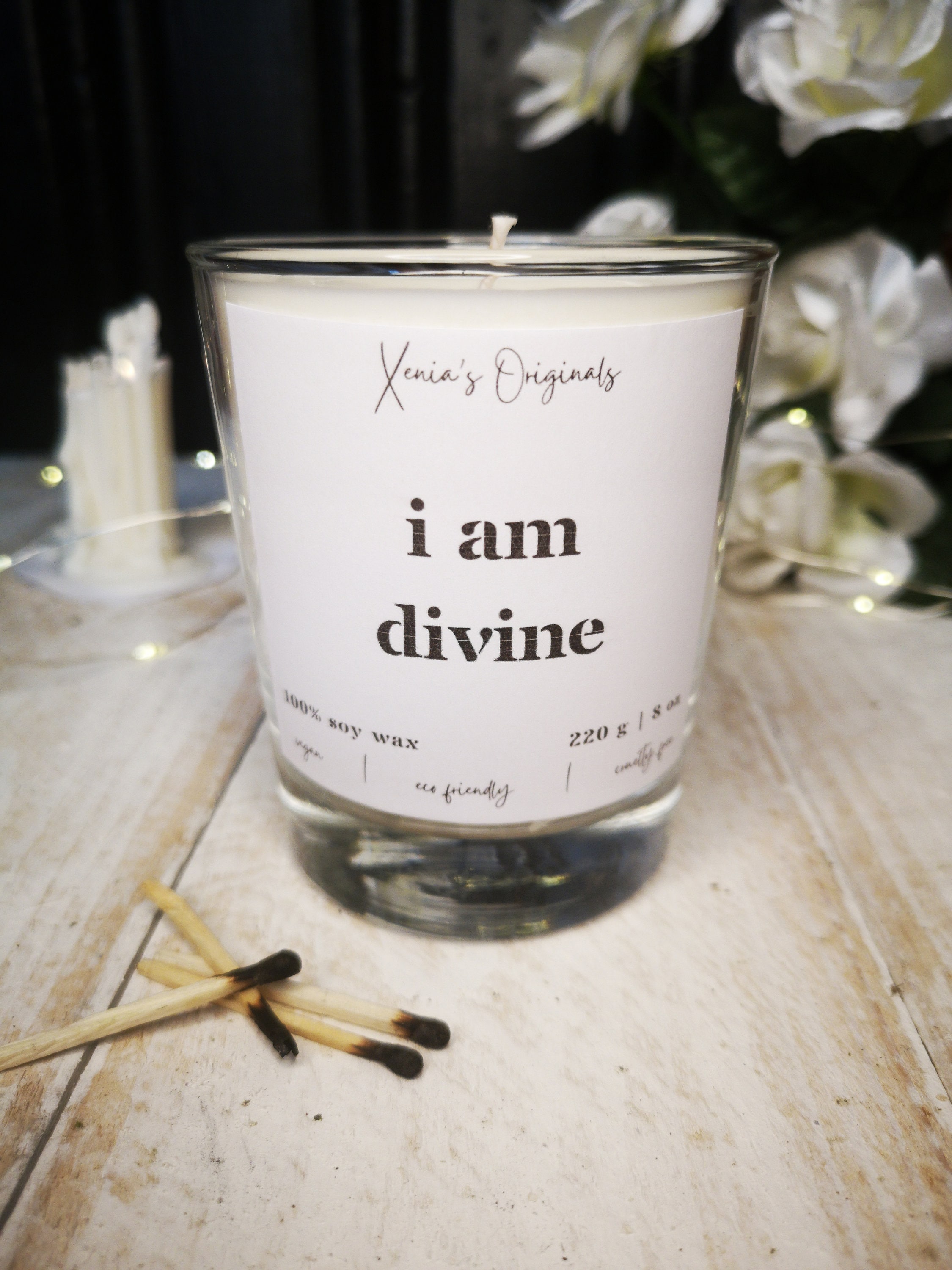 Positive Affirmation Candle Boost Your Mood Custom Candles Etsy