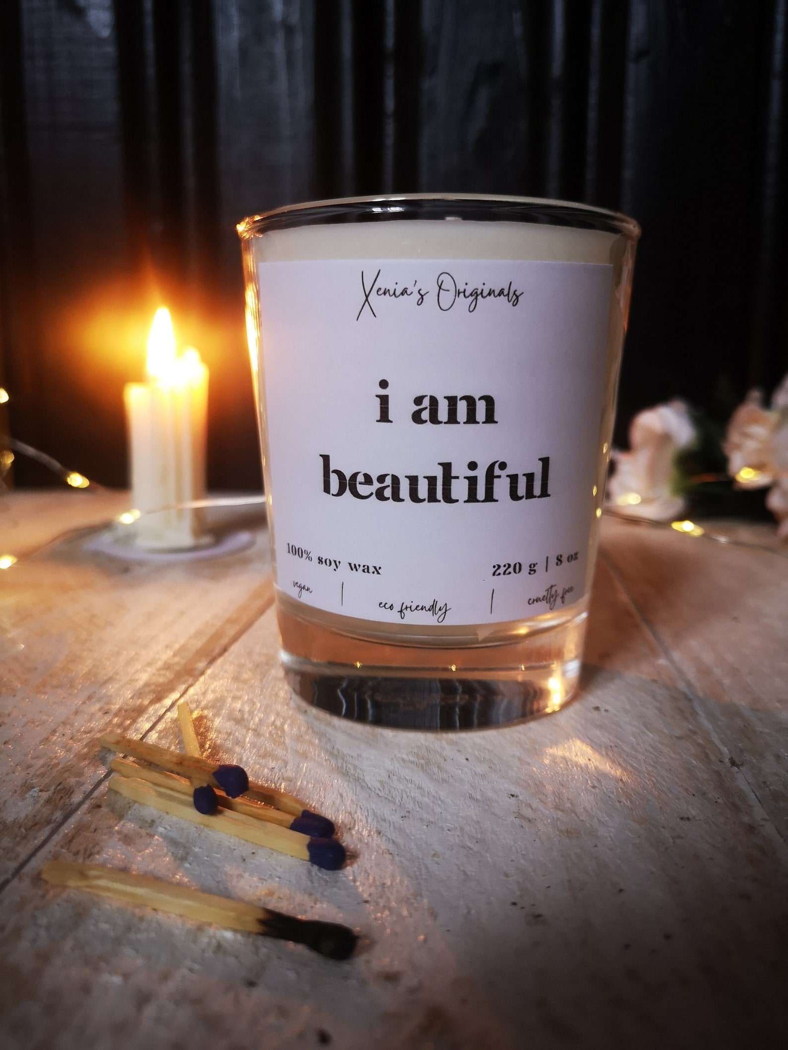 Positive Affirmation Candle Boost Your Mood Custom Candles Etsy
