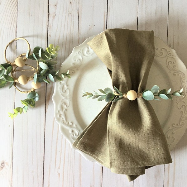 Eucalyptus Napkin Rings