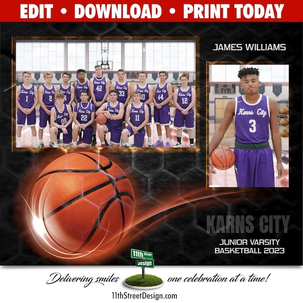 Basketball Memory Mates Template Etsy UK
