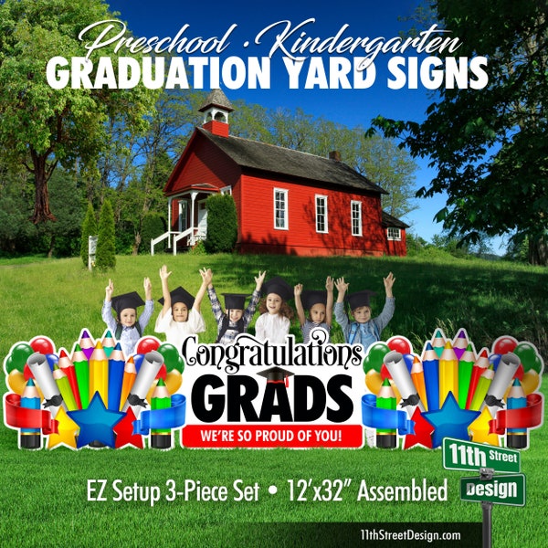 Graduation Yard Sign Preschool - Etsy Canada