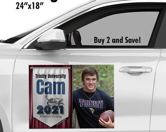 2023 Graduation Car Magnet, Graduation Magnetic Sign, Graduation Parade Magnet, Customizable Grad  Magnet, Banner Year