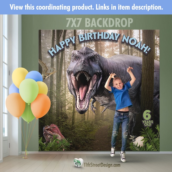 Large 4ft Tall T-rex Wall Decor Dinosaur Party Dino Party 