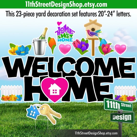 Home Real Estate Lawn Sign 20 & 24 Etsy