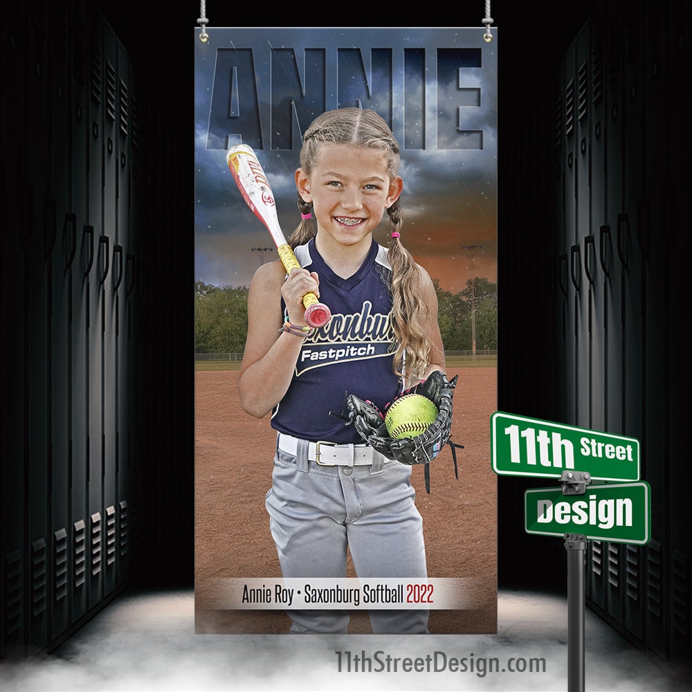 Senior Night Poster Softball - Etsy