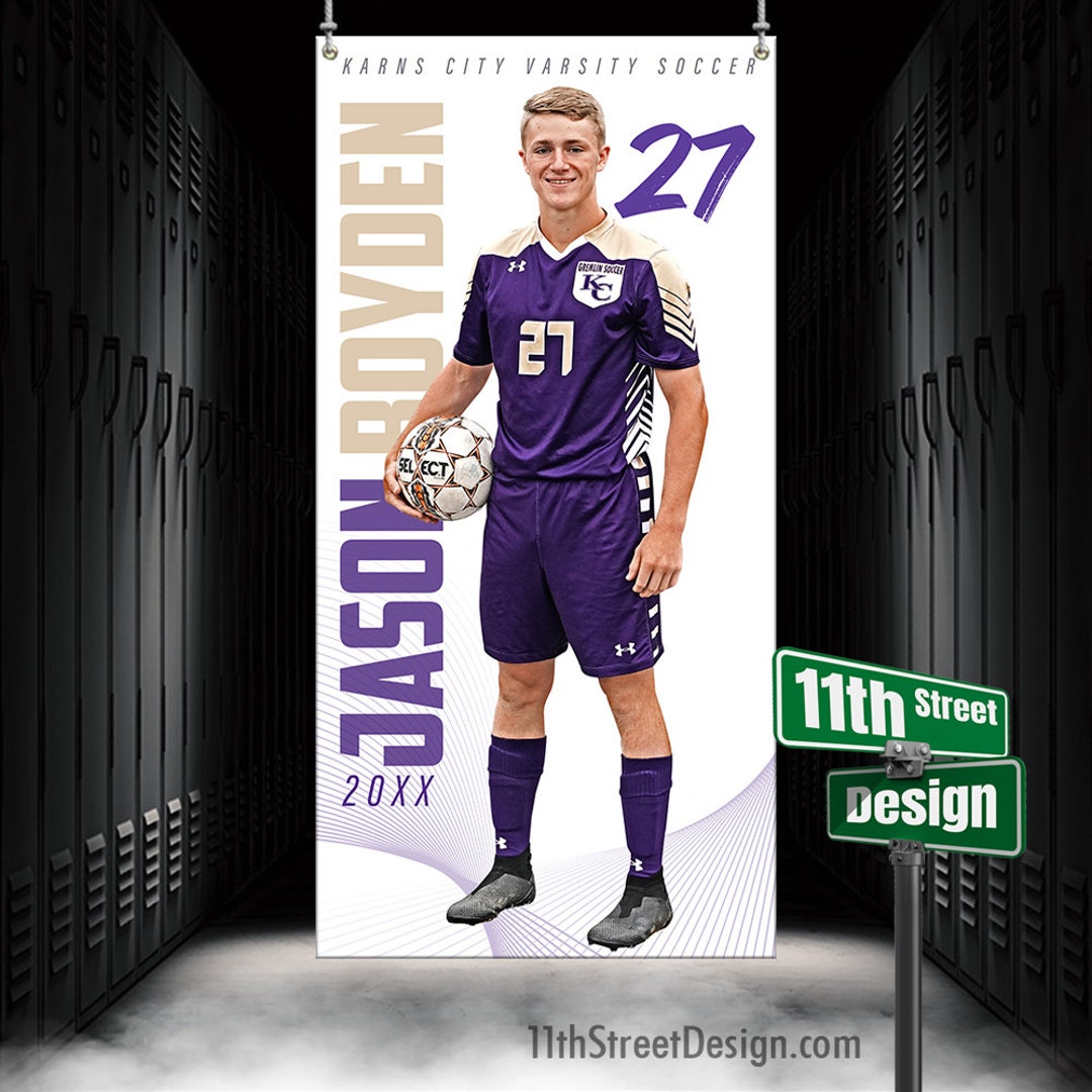 Custom Printed Vinyl Sports Banner Perfect for Any Sport Senior Night
