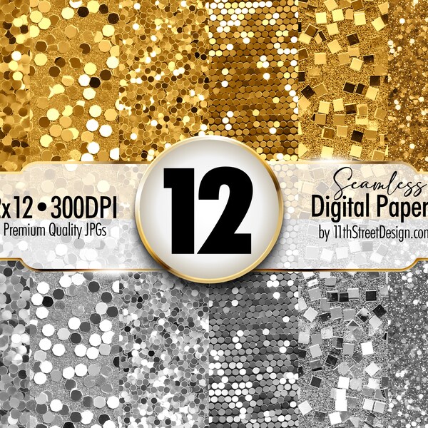 Gold Glitter Paper - Etsy