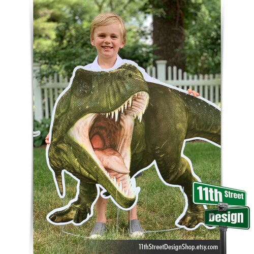 Dinosaur Birthday Party Lawn Decorations, shops Dinosaur Yard Sign Set, Dino Party Theme, Dinosaur Photo Frame, Yard Card Business Supplier 0001