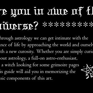 Astrology Cheat Sheet Printable for Beginners - Etsy