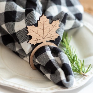 Herbst-Serviettenring, Thanksgiving-Dekor, Herbst-Tischdekoration, Herbst-Tischlandschaft, Herbst-Tischplatte, Urlaub-Serviettenring, Benutzerdefiniertes Gedeck