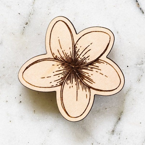 Hawaii Wood Magnet, Hibiscus Magnet, Flower Fridge Magnet, Hawaii Decor, Hawaii State Flower, Hawaii Magnet, Eco-Friendly Gift, Aloha Magnet