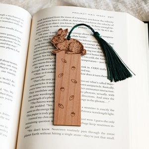 Rabbit Wood Bookmark Gifts for Rabbit Lover Gifts Teacher - Etsy