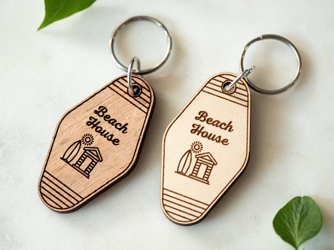 B Paper - Portachiavi Personalizzato - Casetta Legno - Benvenuti a casa