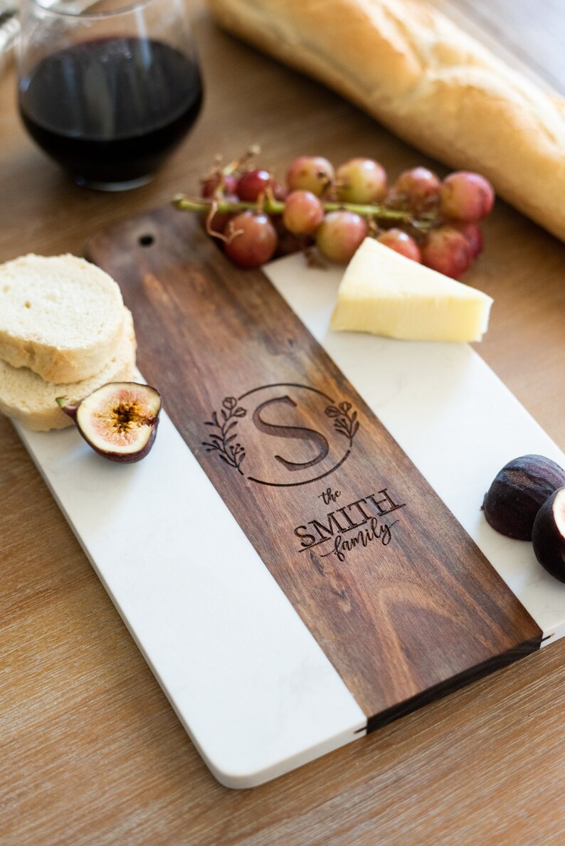 Personalized Engraved Cutting Board Housewarming Gift Custom Etsy