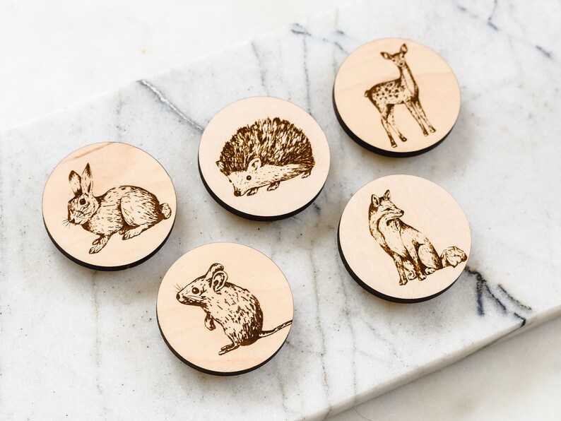 Woodland Animal Animal Fridge Nursery Decor Etsy