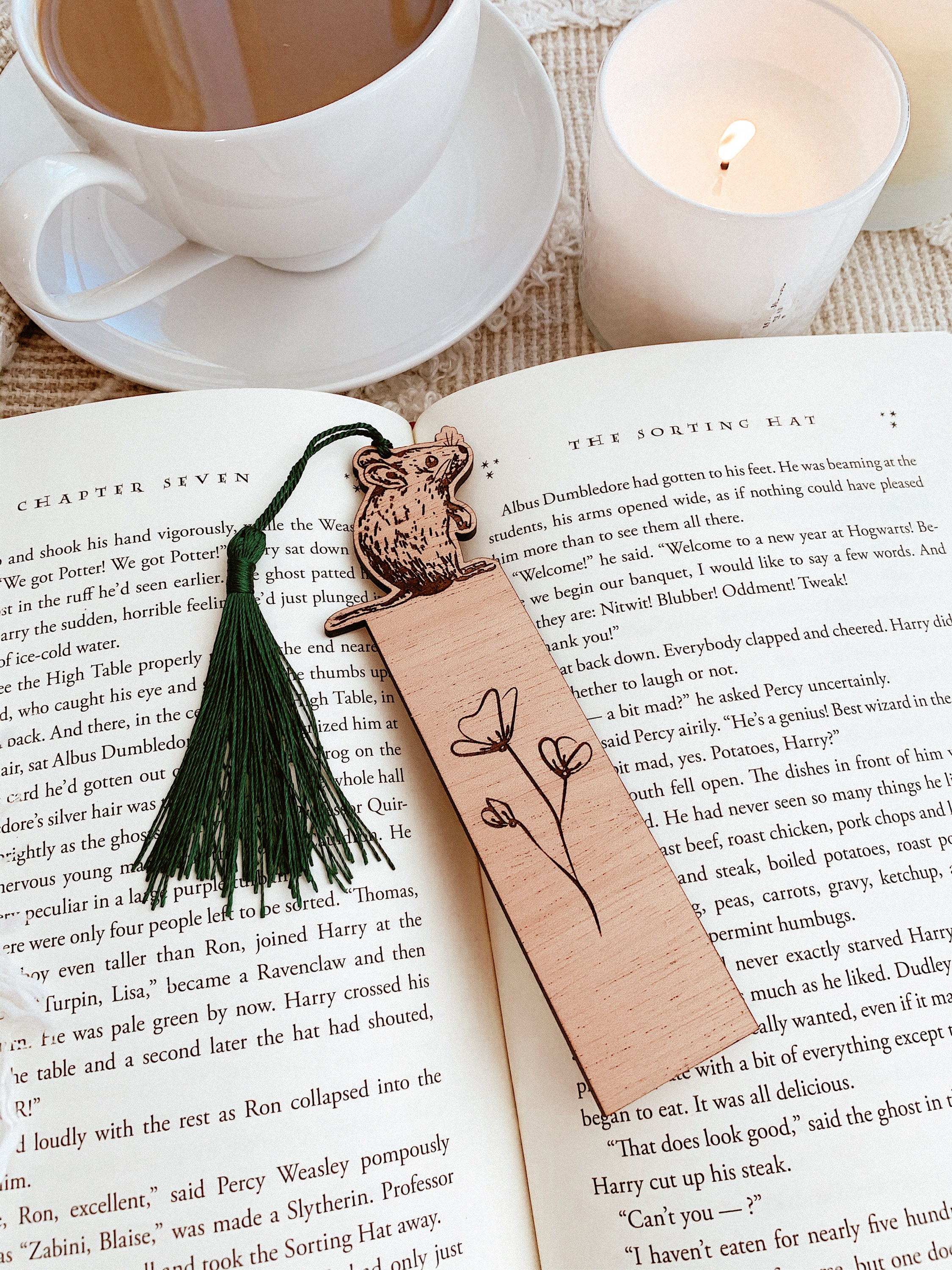 Mouse Wood Bookmark Gifts for Mouse Lover Gifts Teacher Etsy