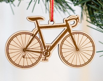 Adorno de Navidad para Bicicletas, Adorno para Bicicletas de Carretera, Adornos de Navidad para Bicicletas, Regalo para Ciclistas, Regalo para Ciclistas