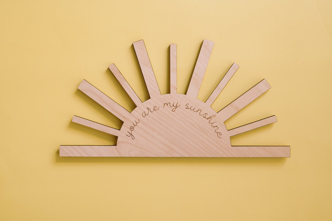 You Are My Sunshine Wood Sign, Sun Wall Decor, Boho Sun Wall Art, Sun ...
