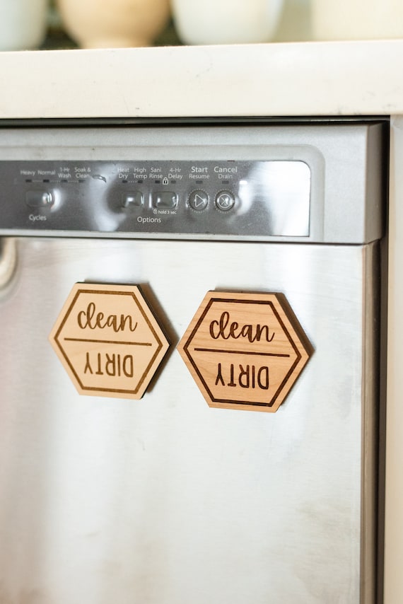 Clean Dirty Dishwasher Magnet Dishwasher Magnet Clean Dirty | Etsy