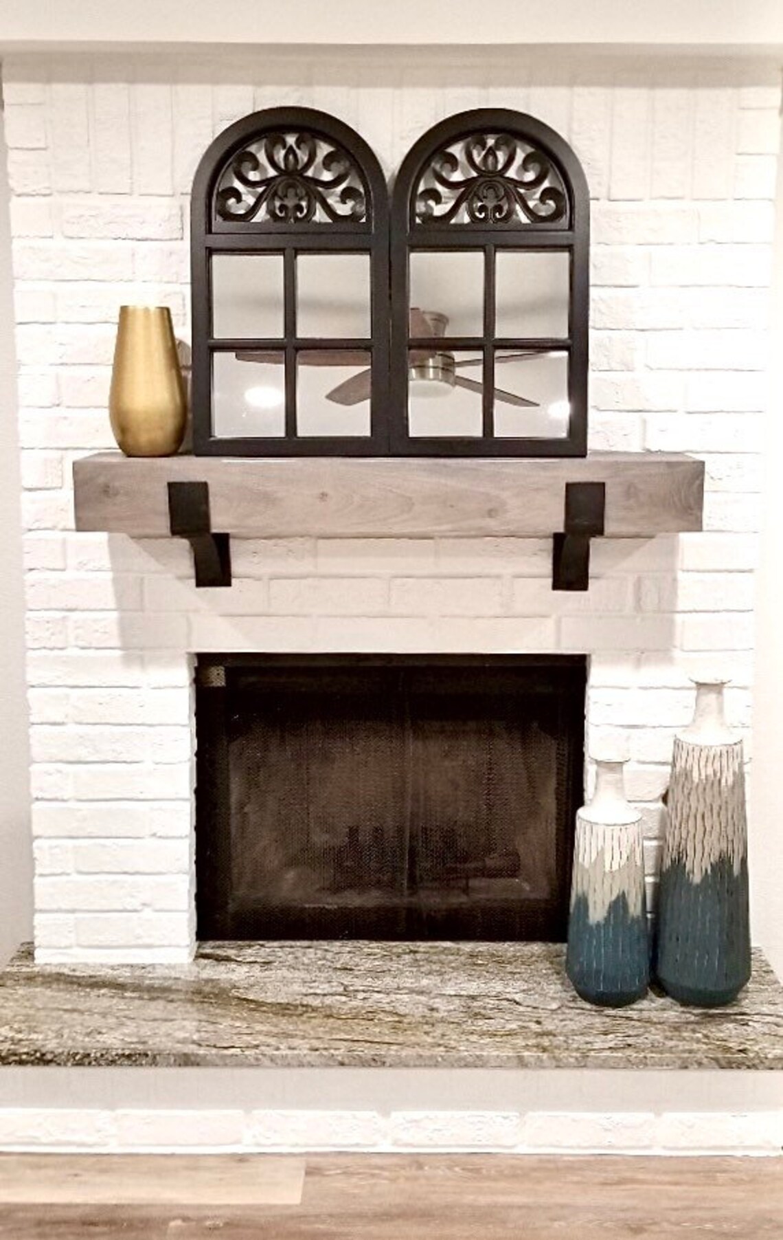 Rustic Mantel Bracket Etsy