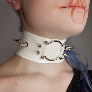 CATHVRSIS Latex Choker | Spiked Custom Made To Fit