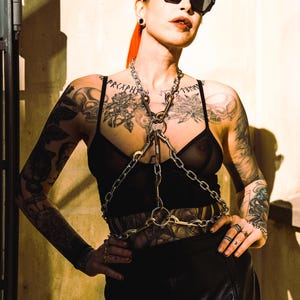 LAMENT Chain Harness | Torso body chains | Custom Made To Fit